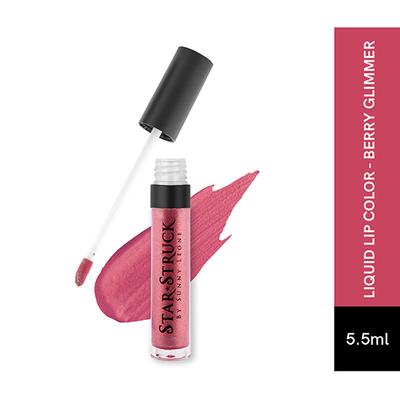 Star Struck by Sunny Leone Liquid Lip Color Berry Glimmer 5.5 ml - Liquid Lipsticks