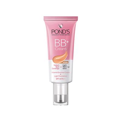 Pond'S Bb+ Cream, Instant Spot Coverage + Light Make-Up Glow, Natural SPF30 PA++ 30gm - Lotions & Creams