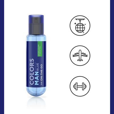 United Colors of Benetton On - The - Go Colors Blue for Men 30ml - Men Perfumes (Edt/Edp)