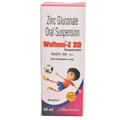 Weltone Z 20mg Suspension 60ml - Supplements-Vam