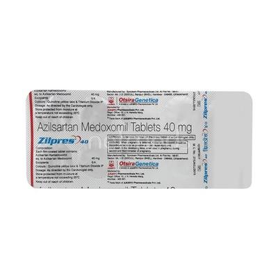 Zilpres 40mg Tablet 10'S - Hypertension-Ang