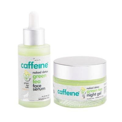 mCaffeine Green Tea Face Hydration Kit for Dull Skin 90 ml - Night Cream