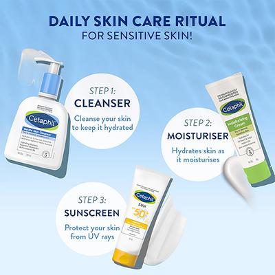 Cetaphil Gentle Skin Cleanser For Dry to Normal - Sensitive Skin 250 ml - Face Wash & Cleansers