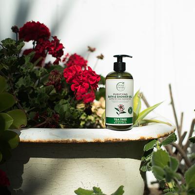 Petal Fresh Purifying Tea Tree Bath and Shower Gel 475 ml - Shower Gels & Body Wash