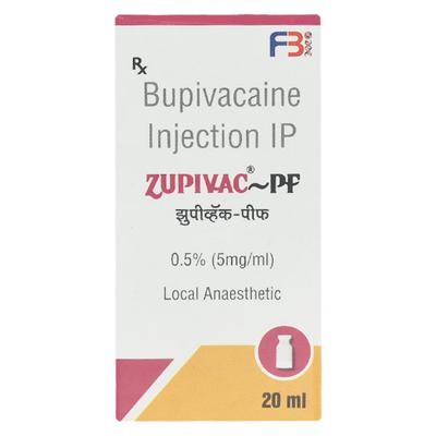 ZUPIVAC PF Injection 20ml - Anaesthesia - Local-Ana