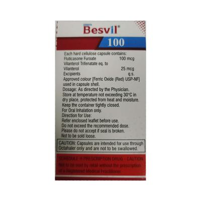 BESVIL 100 Octacaps 30's - Asthma/COPD-Ast