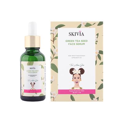 Skivia Green Tea Seed Face Serum With Witch Hazel & Mandarin Oil 30 ml - Face Serum