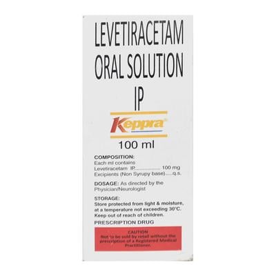 Keppra Solution 100ml - Epilepsy/Convulsion-Ant