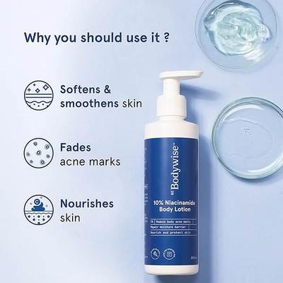 Be Bodywise 10% Niacinamide Body Lotion For Nourishing & Protecting Skin 200 ml - Creams/Oils/Lotions