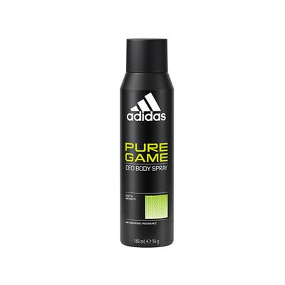 Adidas Pure Game Deodorant Spray 150ml + 3-In-1 Shower Gel 400ml 2's - Men Deodorants/Roll-Ons