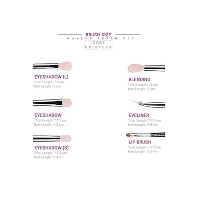 Allure (Set of 16) Make Brushes -SSK-16 1's - Face Brush