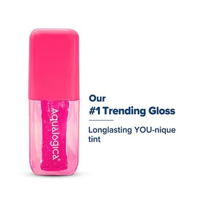 Aqualogica Plump + Pouty Li-PH Gloss - Watermelon Slice Lip Gloss with Strawberry and Hyaluronic Acid 5 ml - Lip Glosses