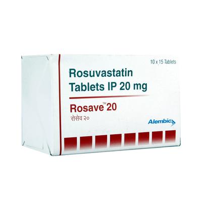 Rosave 20mg Tablet 15'S - High Cholesterol-Dys