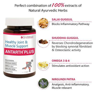 Millennium Lyf Sciences Antarth Plus Softgels 30's - Pure Herbs