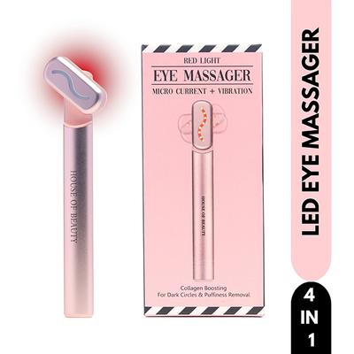 House of Beauty Led Red Light Eye Massager- Hollow Undereyes, Dark Circles, Boosts Collagen 1's - Massagers