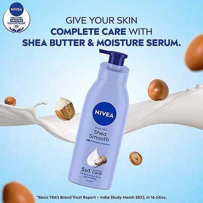 Nivea Shea Smooth 72h Moisture Care With Deep Nourish Serum 400 ml - Body Butter
