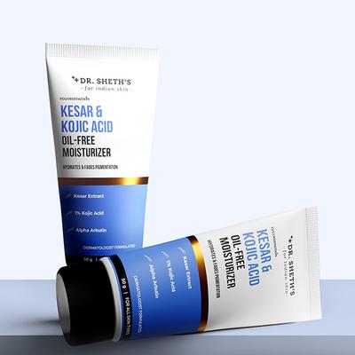 Dr. Sheth's Kesar & Kojic Acid Oil-Free Moisturizer 50 g - Face Moisturizers