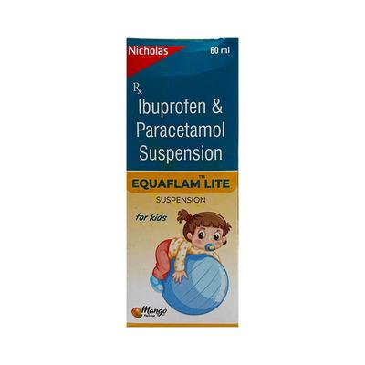 EQUAFLAM LITE MANGO FLAVOUR Suspension 60ml - Pain relief-Nsa