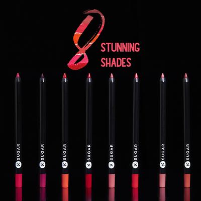SUGAR Cosmetics Lipping On The Edge Lip Liner - 01 Taffeta Terracotta 1.2 gm - Lipsticks