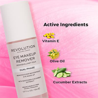Revolution Skincare Dual phase Eye Makeup Remover 150 ml - Make Up Removers