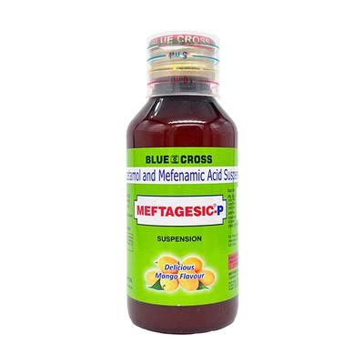 MEFTAGESIC P DELICIOUS MANGO FLAVOUR Suspension 100ml - Pain relief-Nsa