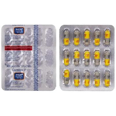MOX 250mg Capsule 15'S - Bacterial Infections-Pen