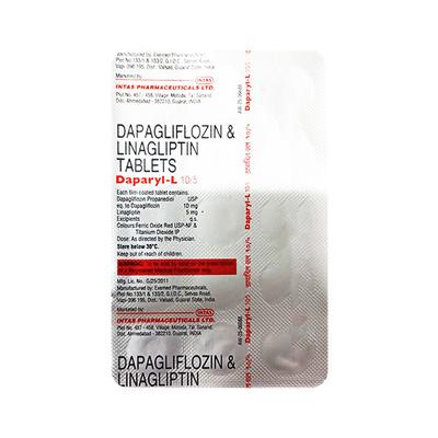 DAPARYL L 10/5 Tablet 15's - Diabetes-Ant