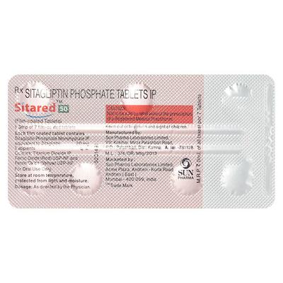 SITARED 50 Tablet 7's - Diabetes-Ant