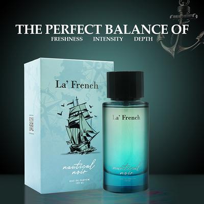 La French Nautical Noir Unisex Perfume - Long-Lasting & Sophisticated Fragrance 100 ml - Perfumes (Edt/Edp)