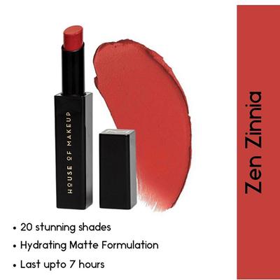 House Of Makeup Good On You Hydra Matte Lipstick - Zen Zinnia 3.5 gm - Lipsticks