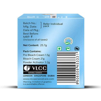 VLCC Insta Glow Oxygen Bleach with PRE Bleach Cream 25.7gm - Bleach