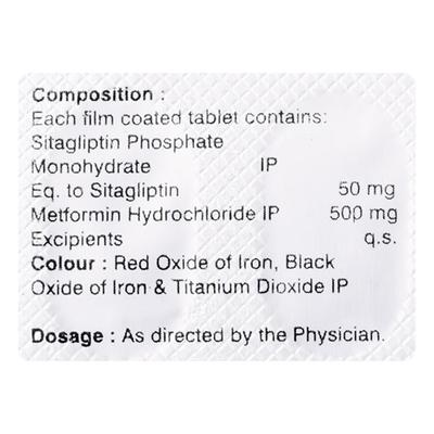 SITADOC M 50/500 Tablet 15's - Diabetes-Ant