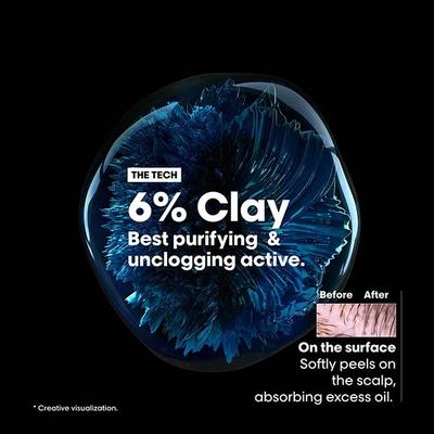 L'Oreal Professionnel Scalp Advanced Anti-Oiliness 2-In-1 Deep Purifier Clay 250 ml - Conditioners