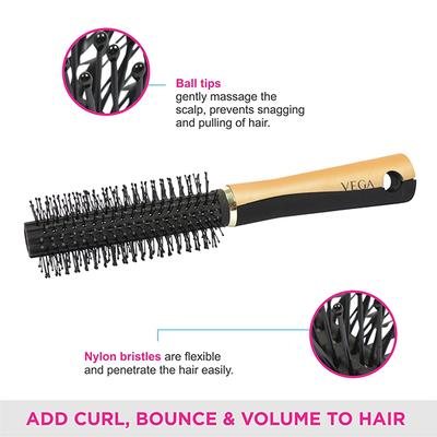 Vega Round Brush (E12 - Rb) - Hair Brushes