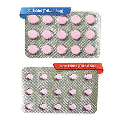 Trika 0.5mg Tablet 15'S - Anxiety-Anx