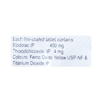 Etova MR 400/4mg Tablet 10'S - Pain relief-Nsa