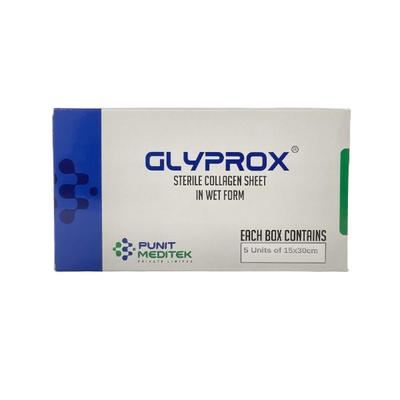 Glyprox Sterile Collagen Sheet in Wet Form (Pack of 15 x 30 cm 5's) - Bandages