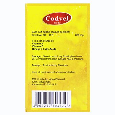 CODVEL Capsule 100's - Supplements-Sup