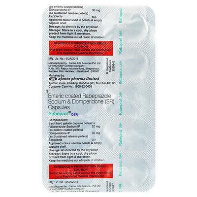 RABEPROT DSR Capsule 10's - Ulcer/Reflux/Flatulence-Aaa