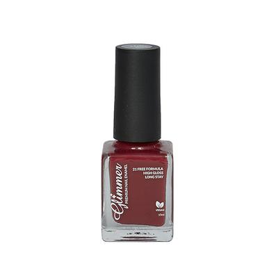 Glimmer Premium Nail Enamel Burgandy Wine 10 ml - Nail Polish