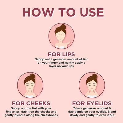 ENN Pout Lip And Cheek Tint With SPF 10 And Avocado Oil - Bare Blush 5 gm - Blush Brush