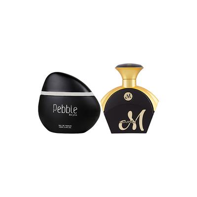 Maryaj Pebble Style EDP Spicy Woody Perfume And Maryaj M For Her EDP Fruity Floral Perfume 190 ml - Perfumes (Edt/Edp)