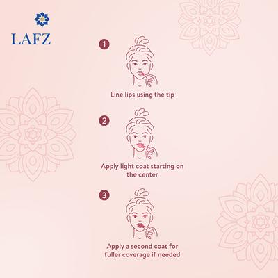 Lafz Velvet Matte Lipstick, Vintage Red 4.5 gm - Lipsticks