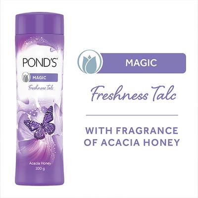 Pond's Magic Freshness Talcum Powder, Acacia Honey 100 gm - Talcum Powders