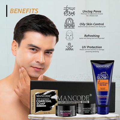 Mancode Complete Face & Body Care Kit Gift Set-Brighten & Revitalize for Healthy, Radiant Skin 1's - Makeup Kits & Sets