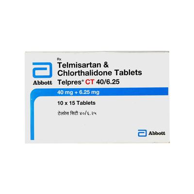 Telpres Ct 40/6.25Mg Tablet 15's - Hypertension-Ang
