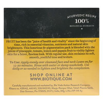 Biotique Bio Fruit Face Pack 75 gm - Face Packs