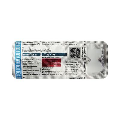 BISOSAFE AM 2.5 Tablet 10's - Hypertension-Bet