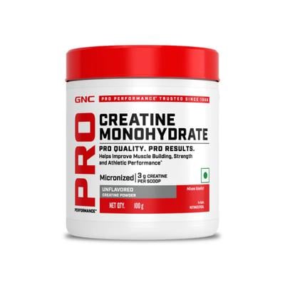 GNC Pro Performance Creatine Monohydrate 3000 mg Powder - Unflavored 250 gm - Workout Essentials