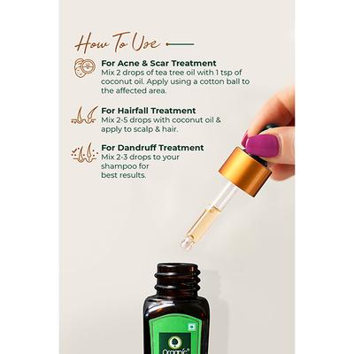 Organic Harvest Essential Oil - Tea Tree 10 ml - Essential Oils